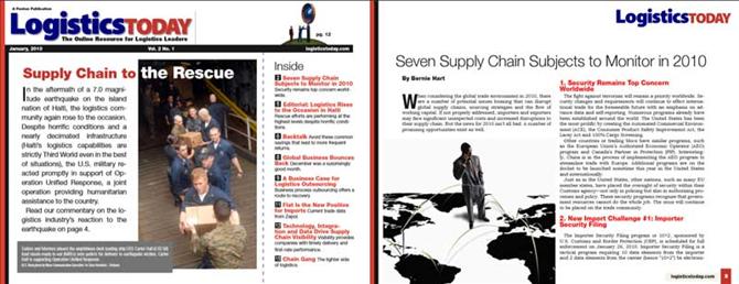 Logistics today magazine