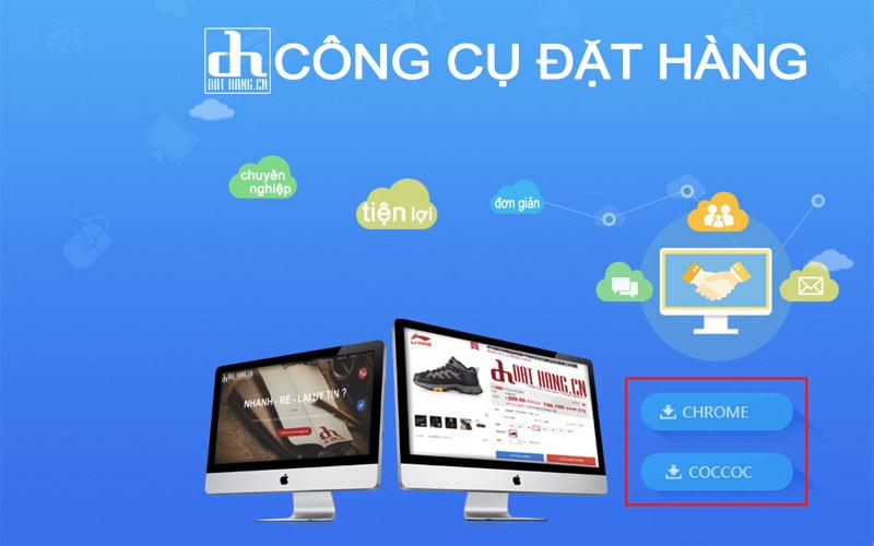 Cài đặt công cụ hỗ trợ đặt hàng của iChina