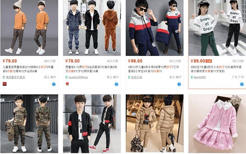 Quần áo trẻ em Quảng Châu rất đa dạng mẫu mã, phong cách