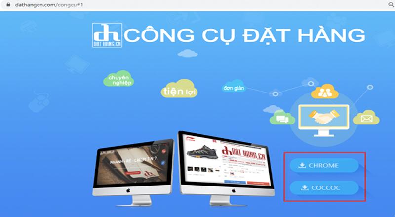 Cài đặt tiện ích công cụ hỗ trợ nhập hàng của iChina Company