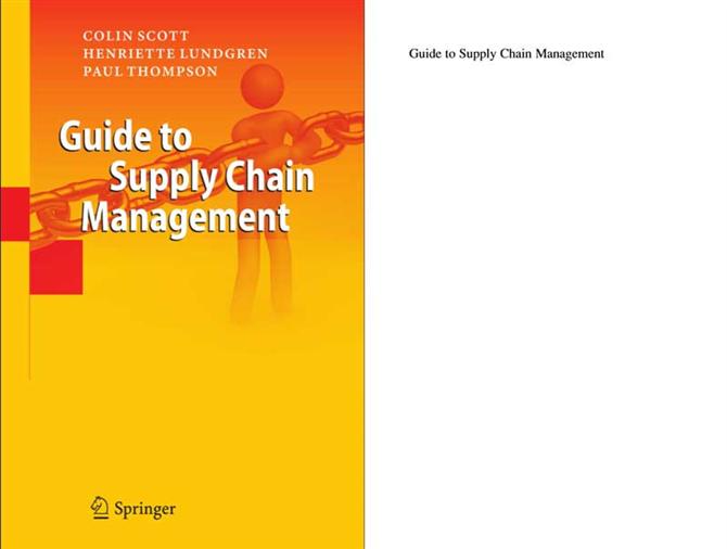 Guide to supply chain management
