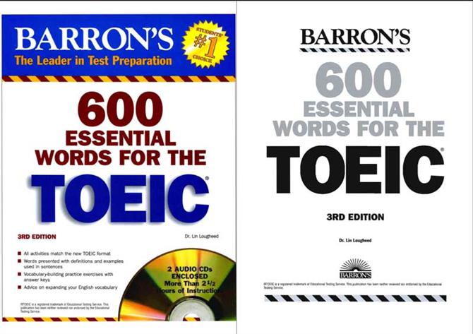 600 Essential words for the TOEIC