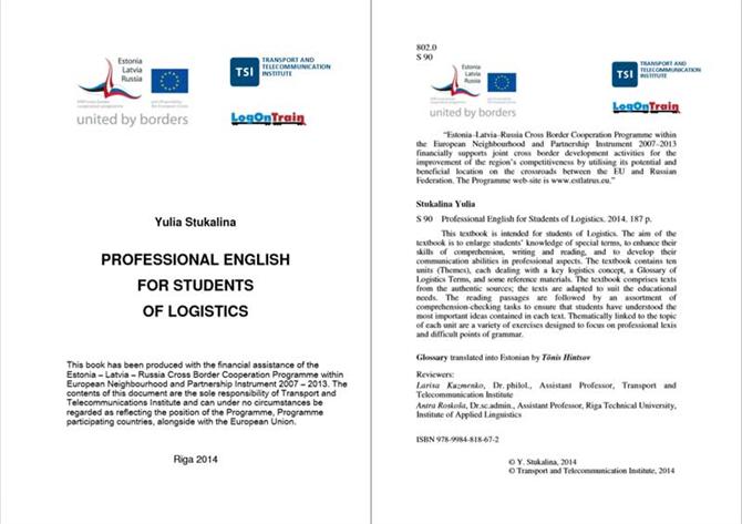 Professional English for Students of Logistics