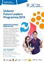 [Toàn quốc] Unilever Future Leader Program 2015